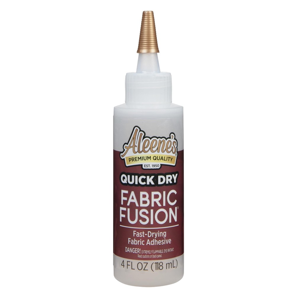 Fabric Glue Quick Dry Permanent Bond Clear 4 fl oz Aleene s 32299 Aleenes Fusion