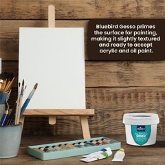 BLUEBIRD Heavy Gesso Primer for Acrylic 5.3 Ounce (Pack of 1), White
