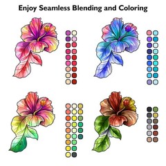 Art Markers Set, 72 Colors Dual Tip Brush Pens for Adult Coloring Book, Note-…