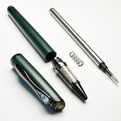 Penagic Luxury Rollerball Pen, Black Ink, Fine Point, Unisex,