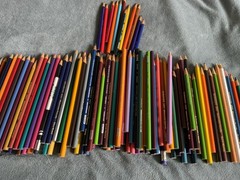 Colored Pencils with Electric Pencil Sharpener Automatic Pencil Sharpener