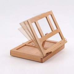 Art Supply Wood Artist Tool Box Easel Storage Drawer Painting Drawing Craft
