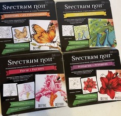 Spectrum Noir 120 Professional Colored Pencils Marine Floral Essentials Primary