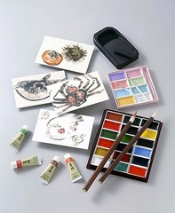 Kissho Gansai Japanese Watercolor Paint New 24 35 48 72 100 Colors Set Japan