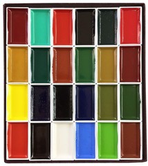Kissho Japanese Painting Paint Horned Face Sai, Top Made in 24 Colors