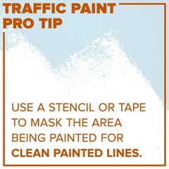 Acrylic Latex Traffic Paint – Yellow, 1 Gallon, Durable, High Visibility, Outdoo