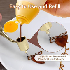 Fine Line Paint Pen Applicator Fluid Writer Tool for Automotive Touch-Up Chip Re