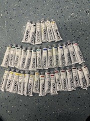 LOT OF 36 GOLDEN Acrylic Artist Colors Paints 2fl oz Tubes *NEW