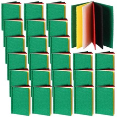 Skyygemm 24 Pcs Felt Wordless Book Plan of Salvation Interactive Book Gospel