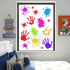 22 Pcs Graffiti Stencils with 10 inches x 10 inches, semi-transparent