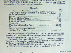 ANTIQUE 1922 SEALING WAX ART 24-PAGE ADVERTISING BOOKLET BY DENNISON MFG. CO.