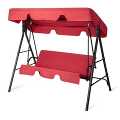 68*43*60 inch Red KD style with cushion canopy Iron Oxford cloth 250kg