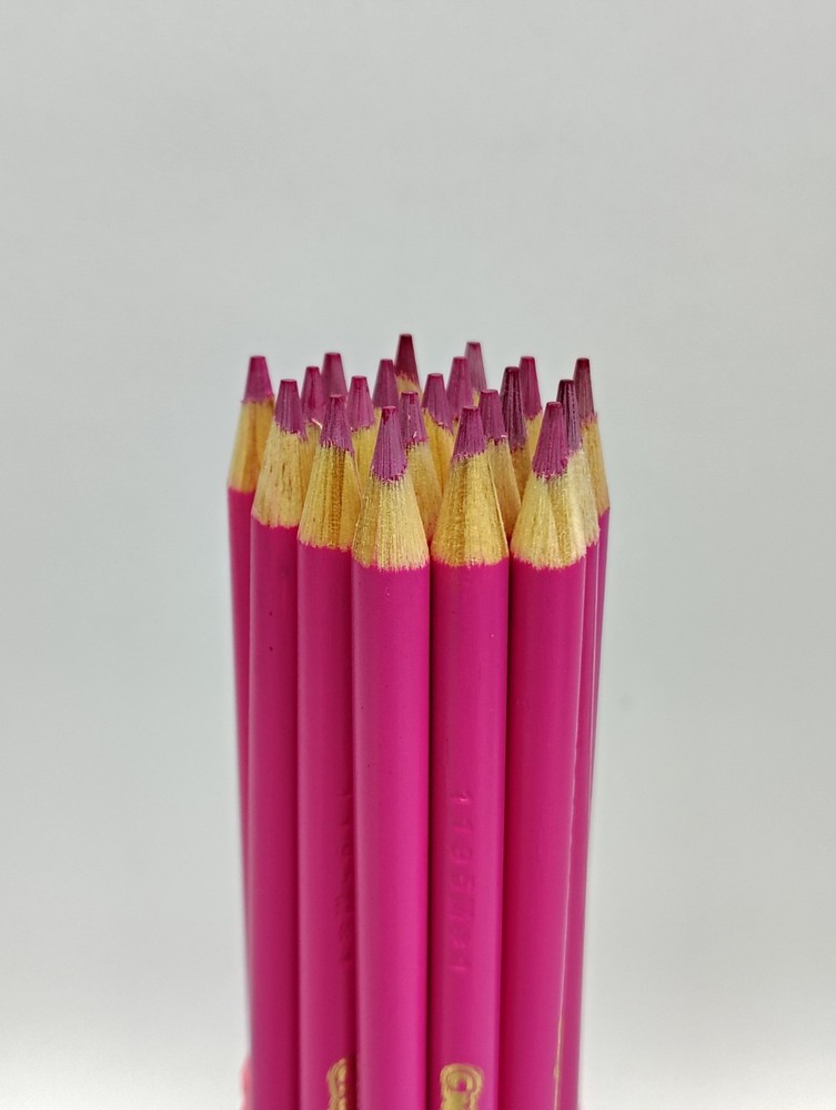20x MAGENTA Crayola Colored Pencils Bulk Lot Single Color Art Supplies