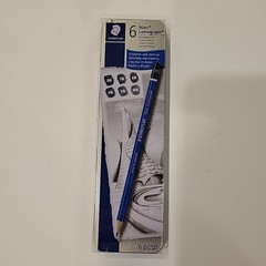 Staedtler MARS LUMOGRAPH Drawing Pencils Set 100 G6 w/tin Sizes 2B, 4B, 6B