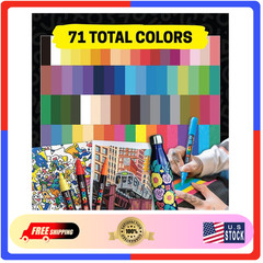 Uni Posca PC-5M Paint Markers Set of 29 Medium Tip Acrylic Art Pens All Surfaces
