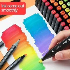 48 Colors Art Markers Pens, Dual Tips Alcohol Markers Permanent Sketch Markers