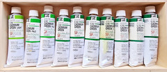 HOLBEIN ARTISTS’ OIL PAINT LOT – 77 x 40mL TUBES – ALL HIGH SERIES – $5K NEW
