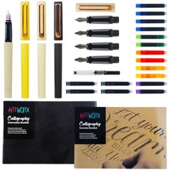 Artworx Calligraphy Pens Set – Introductory 1 Count (Pack of 1), Multicolor