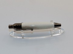 Chrome finish 5.6mm Sketch Pencil. Hand made with Genuine Deer Antler. #148