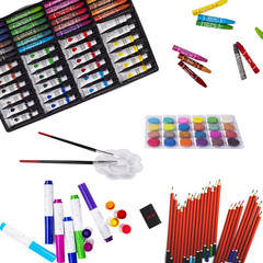 Art Set, 139 Pack Painting Drawing Art Supplies Kit with 2 Sketch Pads, Double L