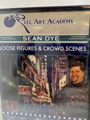 Reel Art Academy Training DVD Loose Figures Crowd Scenes Oil Painting Sean Dye