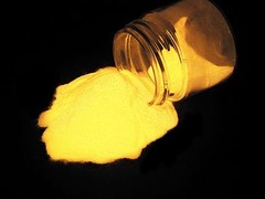 Orange Glow in the Dark Phosphorescent Powder – 1/2 oz – No UV Light Needed!