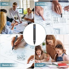 Electric Eraser Kit USB C Rechargeable with 220 Refills Dual Sizes for Artists