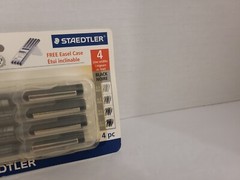 4 pack STAEDTLER Pigment Liner Sketch Pens 308 WP4BK NEW