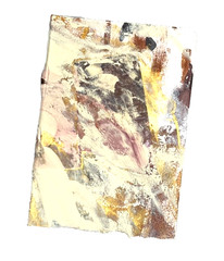 10 Hand-Painted Collage Papers for Junk Journals Neutral Palette 4×5 Inches