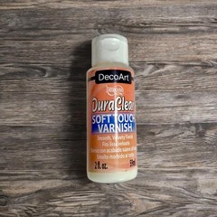 DuraClear Soft Touch Varnish Americana DecoArt 2 fl oz, Sealed Bottle