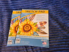 Sketch Pad Medium Weight-Perforated Sheets- 64 Pages (Lot Of 2)