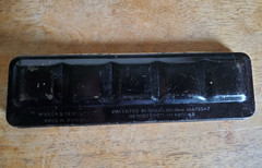 Winsor & Newton Odd HTF Rare Palette – Antique Vintage Watercolor Paint Box Tin