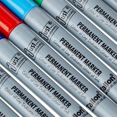 Pack Of 8 Coloured Permanent Markers 8 count (Pack of 1)