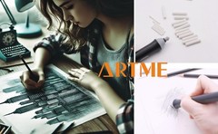 ARTME Electric Eraser/Automatic Rubber – 22pcs Refills Included (0.1 inch and…