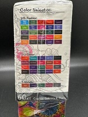 Zebra Doodlerz 60 Ink Pens – Fashion, Glitter, & Metallic Colors