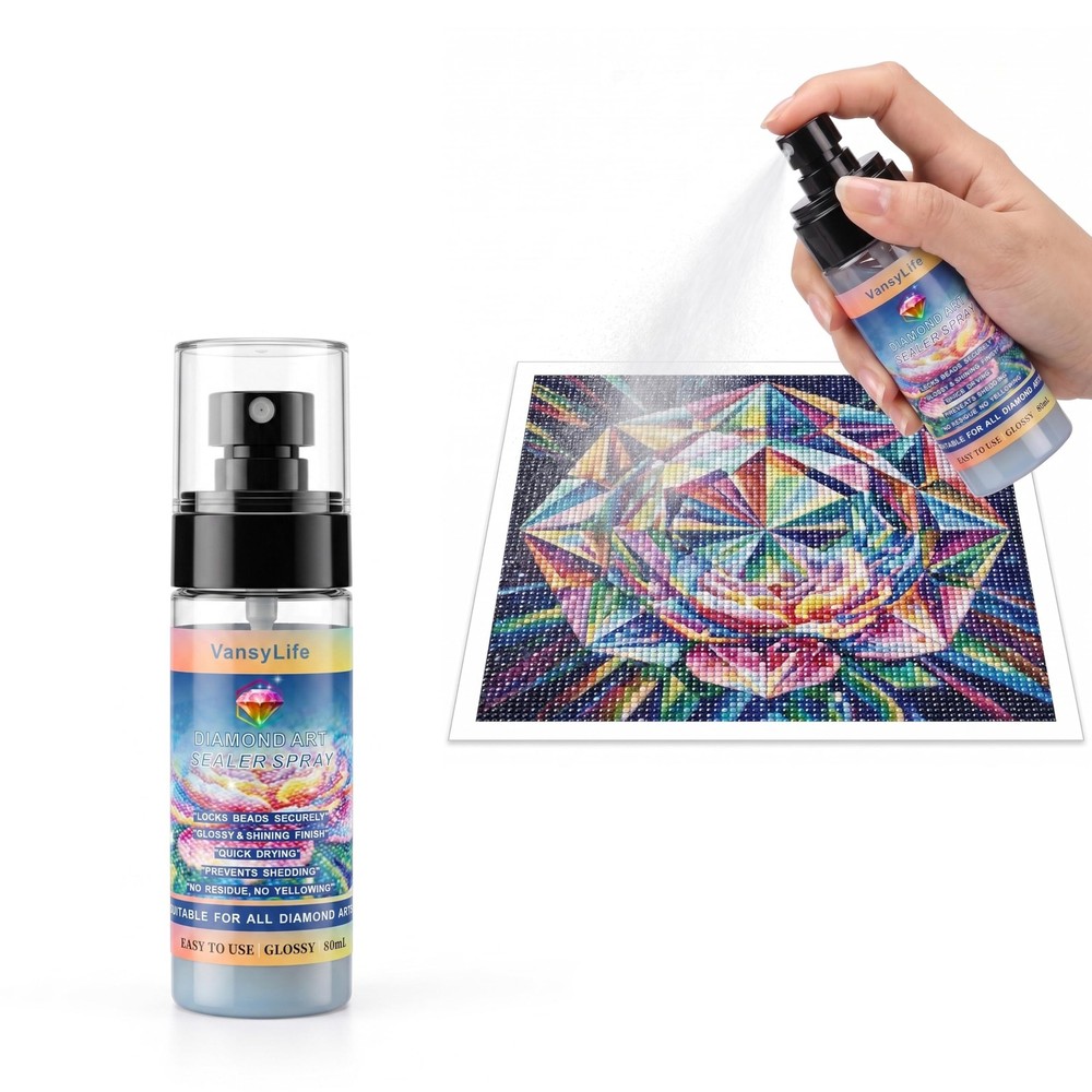 Diamond Art Sealer Spray, 30 Minutes Fast Drying, Secure 1 PACK