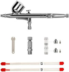 0.2/0.3/0.5Mm Dual-Action Gravity Feed Airbrush Spray Gun Nail Painting Kits …