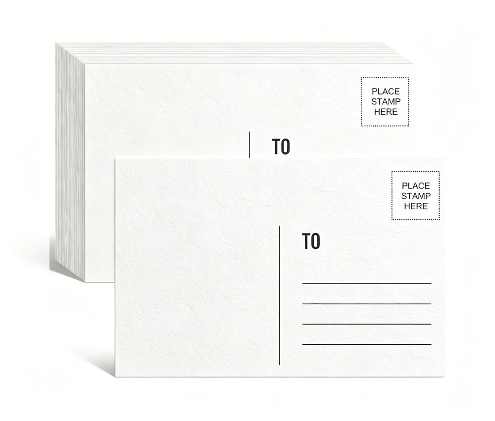 60 Sheets Watercolor Postcards 4 x 6 Inch, 140lb/300GSM Cold Press White