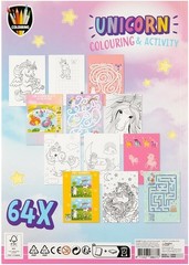Grafix Activity Book Unicorn with 64 Pages