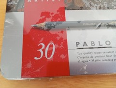 New Caran D’Ache Pablo Set Of 30 Water Resistant Colouring Pencils Sealed Tin