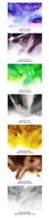 Mijello Mission Tourmaline Two Tone Granulation Watercolor 15ml Set of 24 Paint