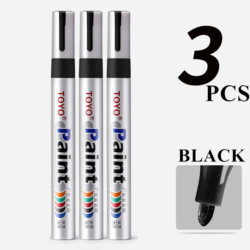 Tire Ink Permanent Marker Tyre Lettering Paint Pen-US Seller TOYO 3-6 Multi-Pack