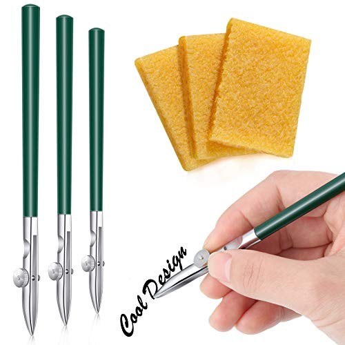 6 Pieces Art Ruling Pen 3 Sizes Masking Fluid Pen and 50 X 35 X 5 Mm Glue Residu