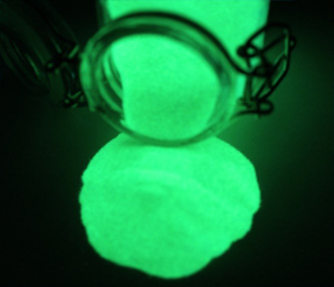 Pigment Powder GREEN Glow in the Dark 4oz, Daytime Invisible, Resin Coating, Art