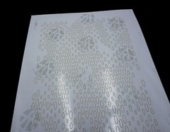 Camouflage Gun Stencils DIY Rifle Airbrush RC Truck Paint Mask EllipTAC & TriTAC
