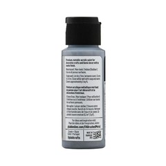 1 Brushed Matte Metallic Acrylic Paint Folk Art indoor outdoor