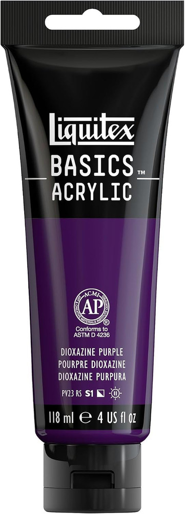 BASICS Acrylic Paint, 118Ml (4-Oz) Tube, Titanium White
