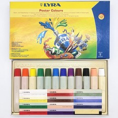 LYRA Poster Colours All 12 Paint Colors in Original Package