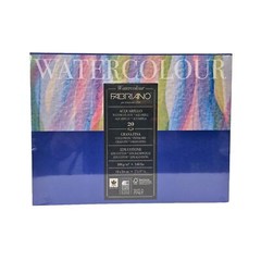 Fabriano Cold Pressed watercolour block 18cm x 24cm, 7 x 9.5″ 25% cotton