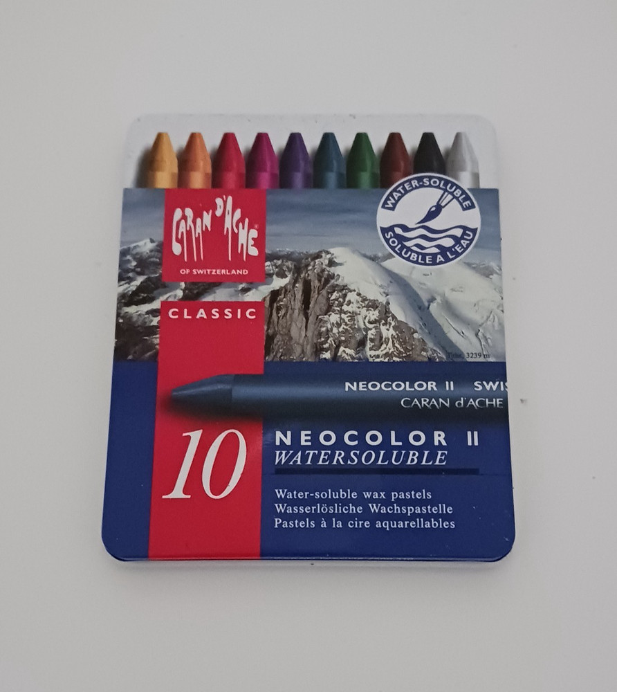 Caran d’Ache Neocolor II 10 Water-soluble Wax Pastels